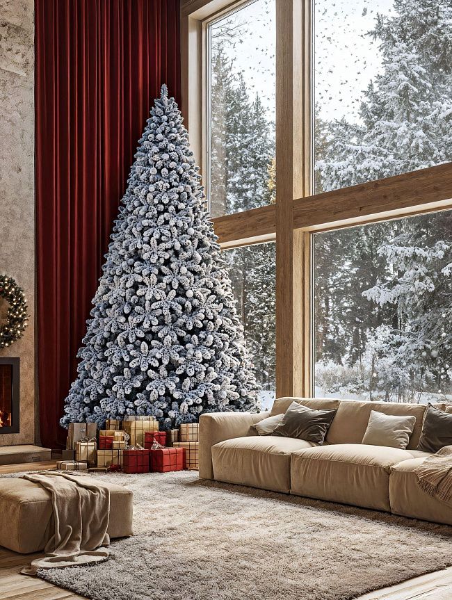 АМУРСКАЯ, ель высотная заснеженная (3,0 м)2