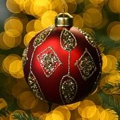 Шар Морозко 8 см 3050