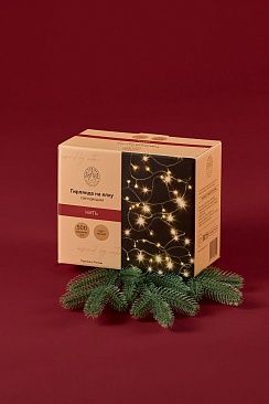 Светодиодная гирлянда нить, тепло белый свет (500л/40м)