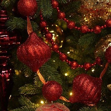 Гирлянда луковки 9 см и шары, 115 см1