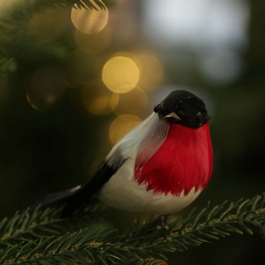 Снегирь на клипсе2