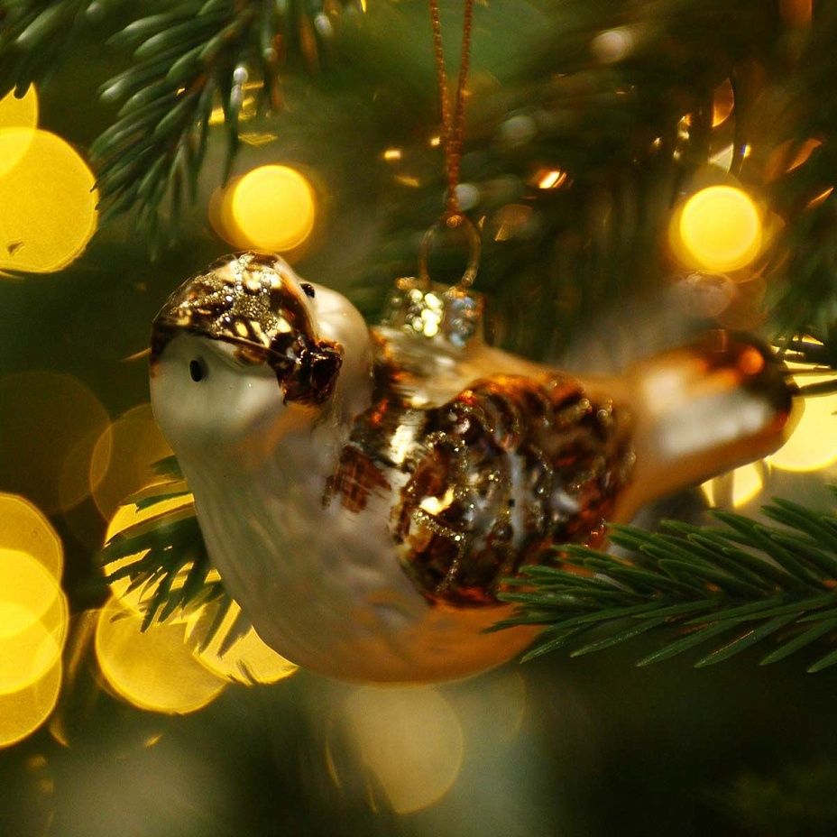 Птичка 10 см 5384 стекло2