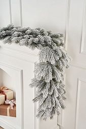 ИМПЕРАТРИЦА, гирлянда рождественская заснеженная (1,5 * 0,35 м)