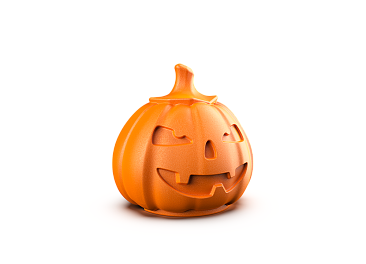 Изделие декоративное пластиковое Тыква Jack (50x43x47см) ,цвет Orange