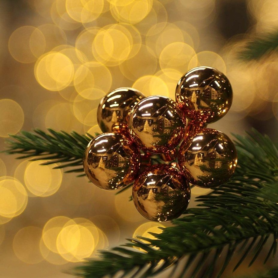 Пучок коричневый 3 см 6 шт, стекло 81032