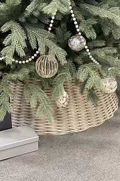 Корзина юбка под елку БРИ, разборная (XL/75см 2,1-2,5м)