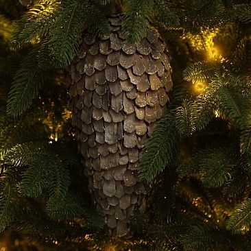 Шишка большая натуральная 31 см 62501