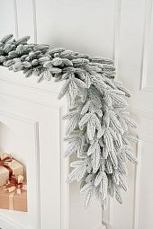 РОМАНОВСКАЯ, гирлянда рождественская заснеженная