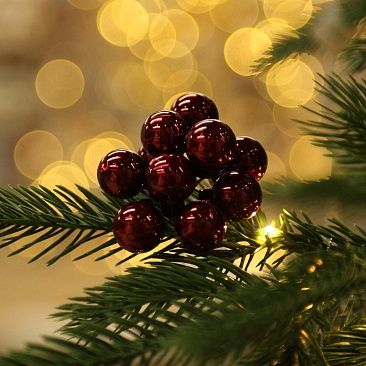 Пучок шариков 2 см 10 шт - темный бордо 38671