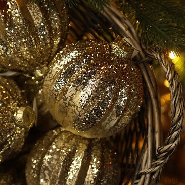 Шар Золотой блеск 10см 82341