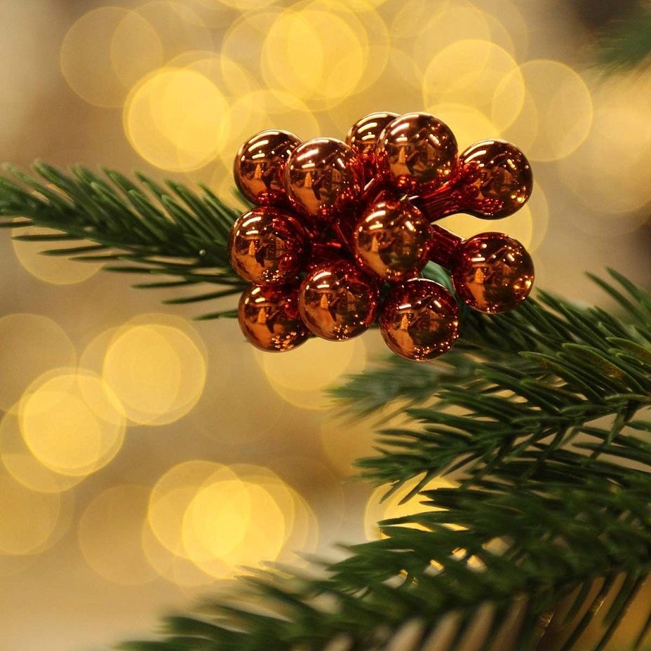 Пучок коричневый 1,5 см 12 шт, стекло 78502