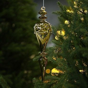 Сосулька 25 см зеленая 57181