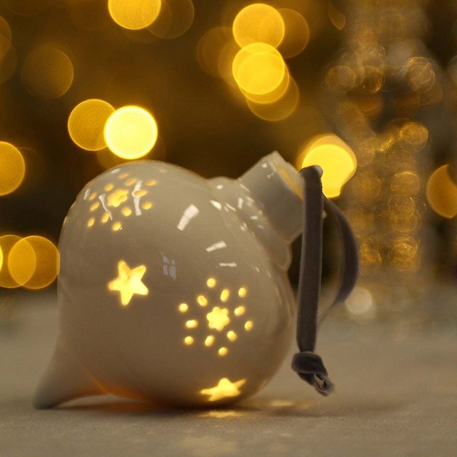 Светящаяся луковка Звезды 11 см, керамика2