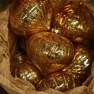 Луковка золотая винтаж 12 см 55911