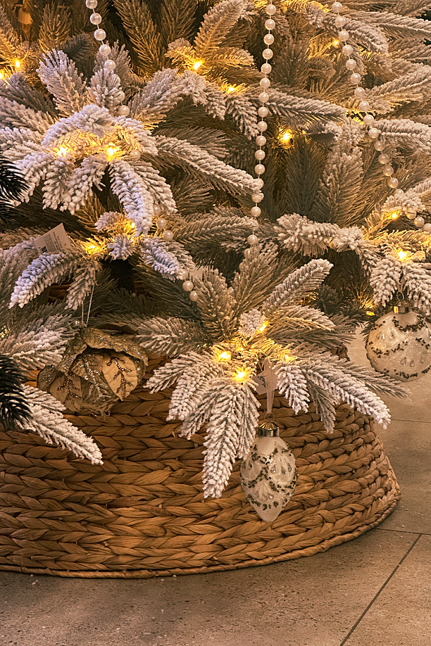 Корзина юбка под елку ГИАЦИНТ, разборная (XL/75см 2,1-2,5м)2