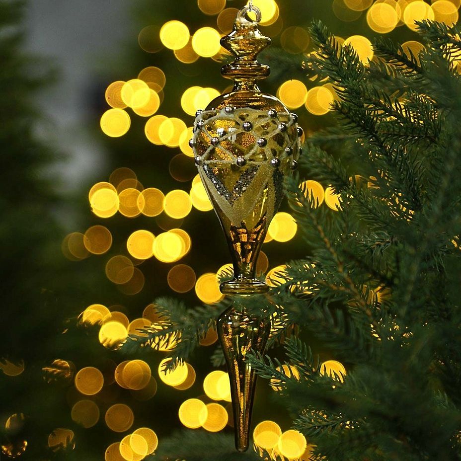 Сосулька 25 см зеленая 57182