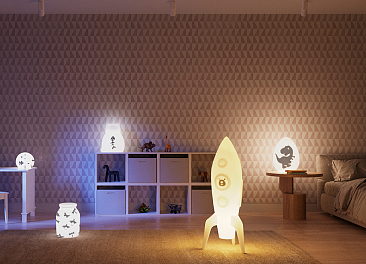 Светильник Rocket ,подсветка LED, E27,IP44