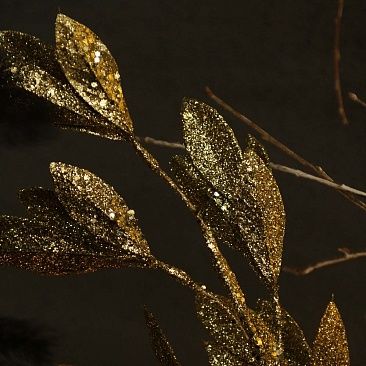 Ветка лавра золото 75см 07461