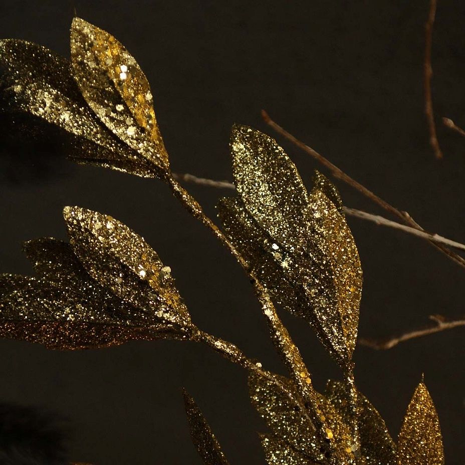 Ветка лавра золото 75см 07462