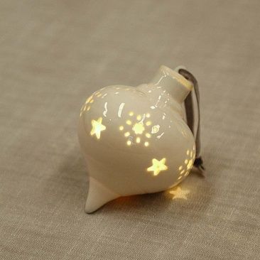 Светящаяся луковка Звезды 11 см, керамика1