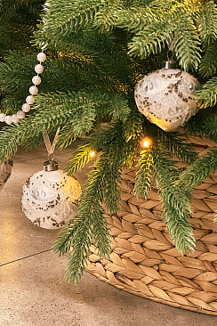 Корзина юбка под елку ГИАЦИНТ, разборная (XL/75см 2,1-2,5м)1