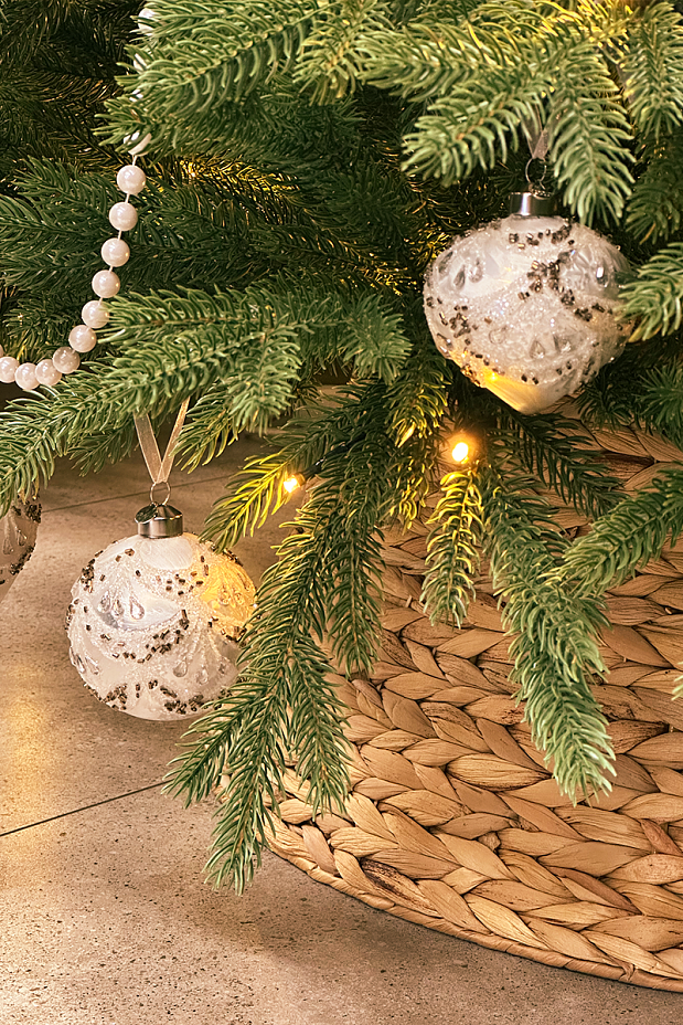 Корзина юбка под елку ГИАЦИНТ, разборная (XL/75см 2,1-2,5м)2