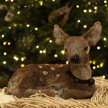 Олененок лежит 40 см1