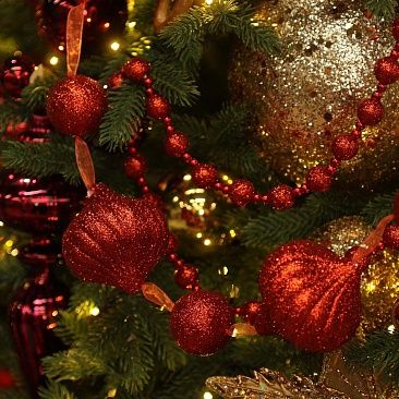 Гирлянда луковки 9 см и шары, 115 см1