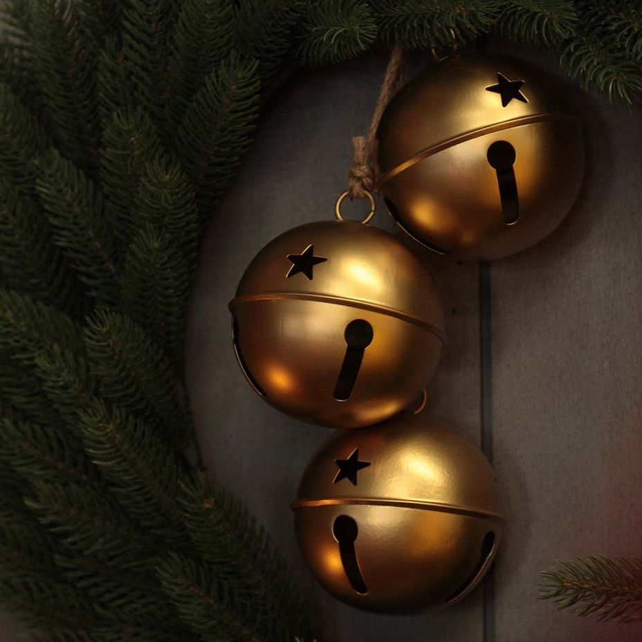 Связка золотистых бубенчиков Ø 11 см 30222