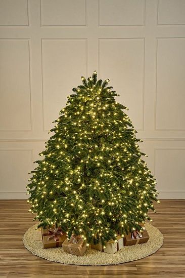 ДАТСКАЯ с лампочками, ель литая искусственная (1,75 м)1
