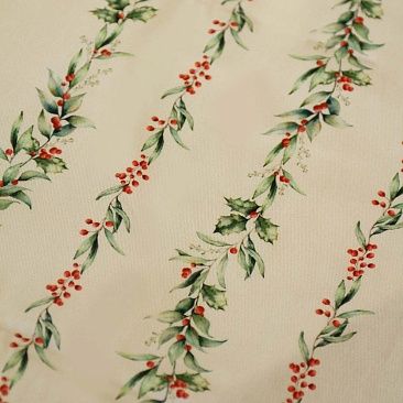 Скатерть 092 Winter leaf 150х220 см, хлопок1