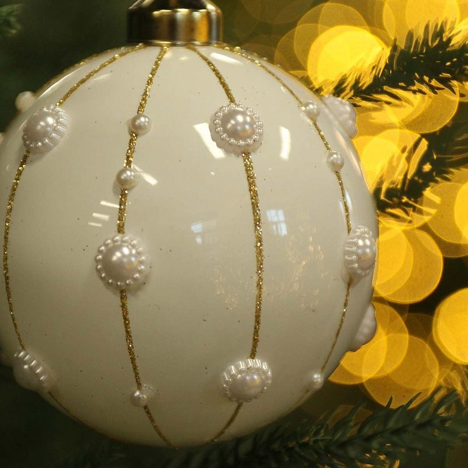 Шар Жемчужный 10 см 53702