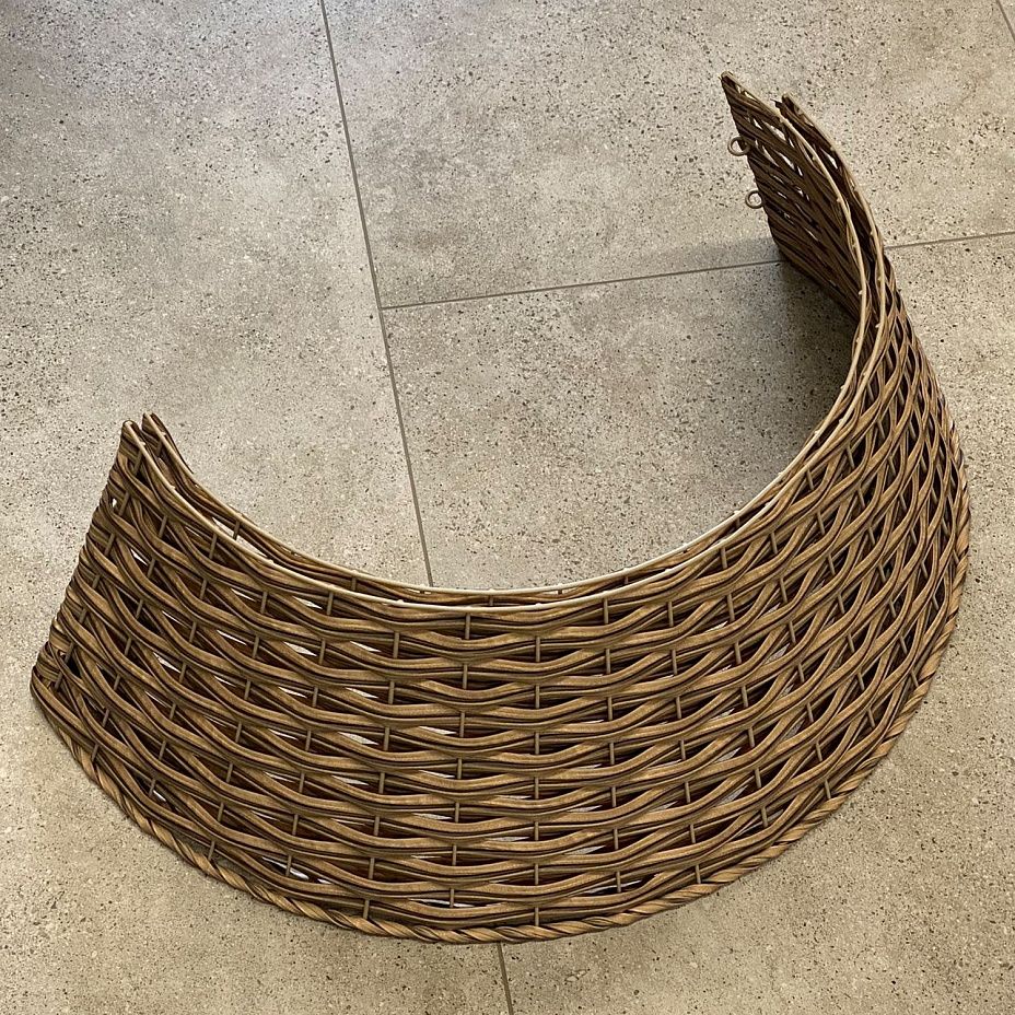 КУКУРУЗА, корзина (юбка) под елку из 2 частей (без чехла) (2XL/87см)