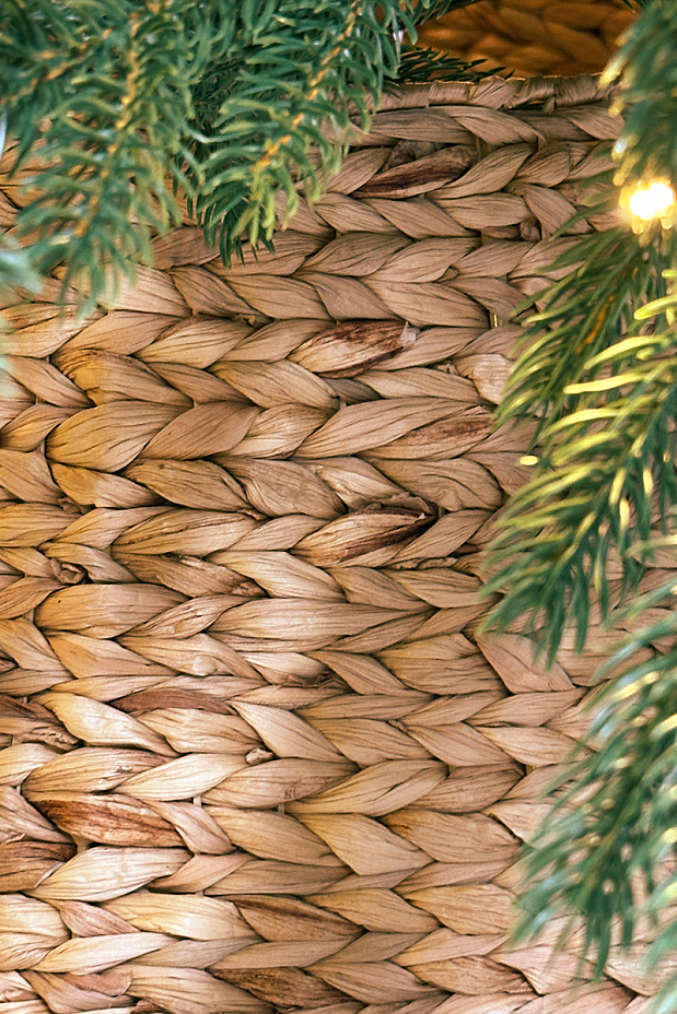 Корзина юбка под елку ГИАЦИНТ, разборная (XL/75см 2,1-2,5м)2