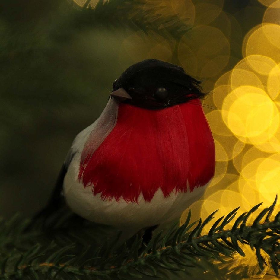 Снегирь на клипсе2