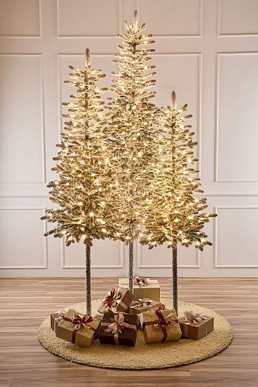 КОРОЛЕВА ТЯНЬ ШАНЯ, ель заснеженная с лампочками (1,8 м)1