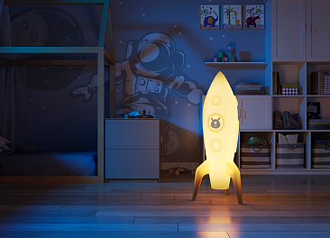 Светильник Rocket ,подсветка LED, E27,IP44