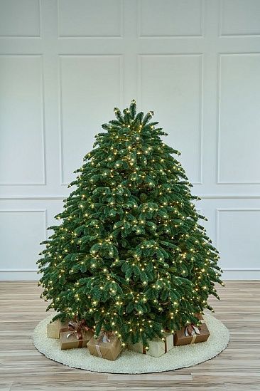ДАТСКАЯ с лампочками, ель литая искусственная (1,75 м)1