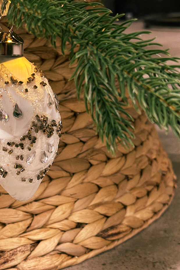 Корзина юбка под елку ГИАЦИНТ, разборная (XL/75см 2,1-2,5м)2