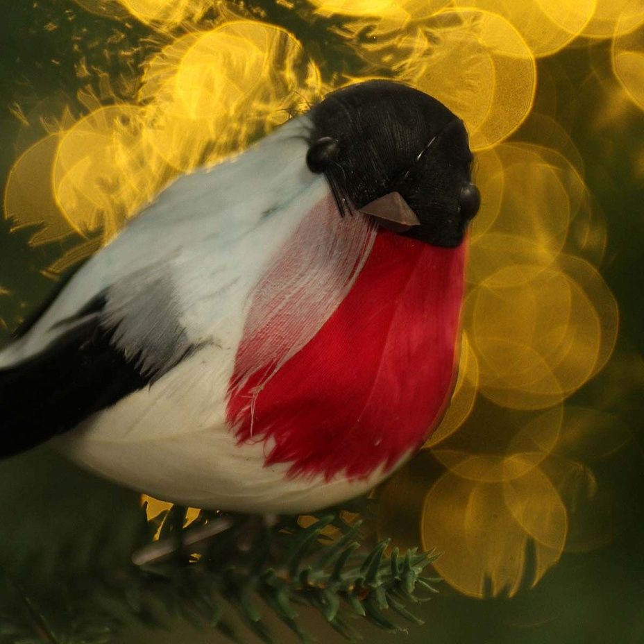 Снегирь на клипсе2