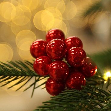 Пучок шариков 2 см 10 шт - 3866 карамельный красный1