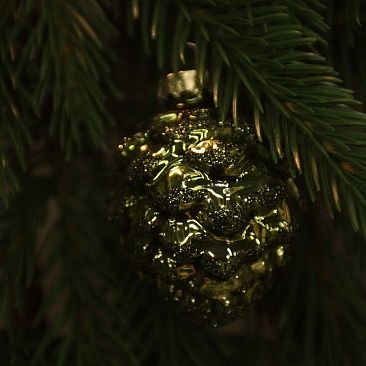 Набор сосновых шишек 6 шт зеленый1